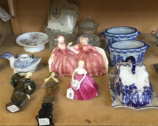 Art Deco style figures, others etc